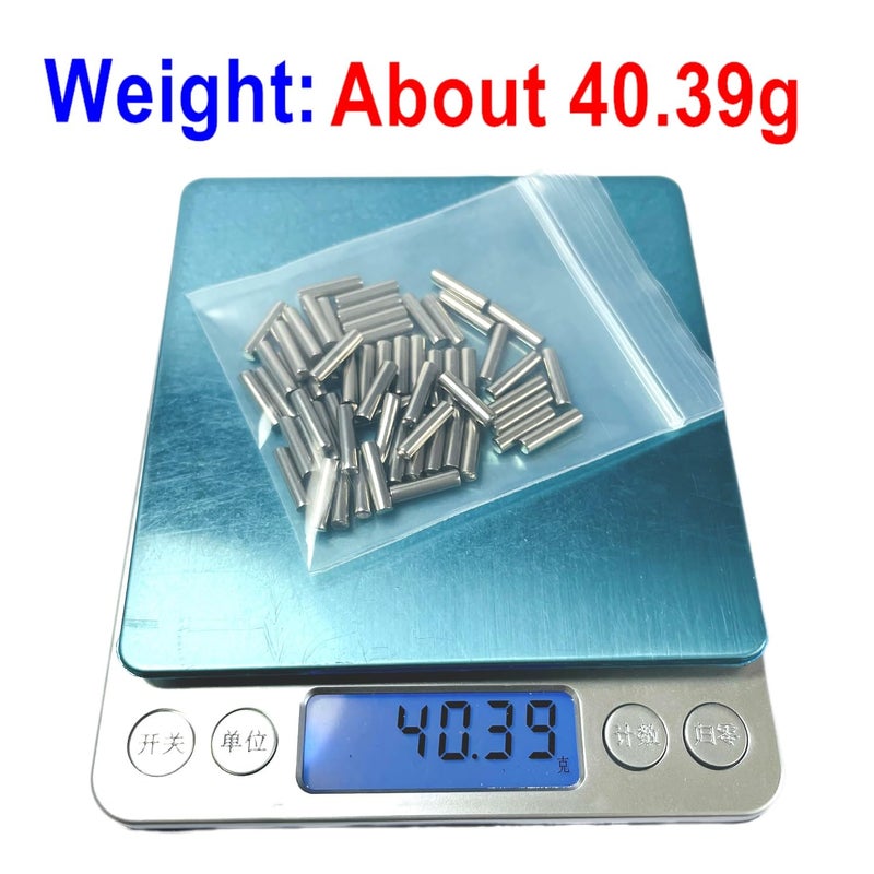 ZDingTech 60pcs 3mm x 12mm Dowel Pins,3mm Metal Dowel pins M3 3mm Shelf Pegs,Support Shelves,Metal Rod.Bearings Alloy Steel Wood Bunk Bed pegs - Image 5